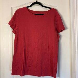 Ellen Tracy Company – Comfortable Essential Red T-Shirt (XL) Outdoor Casual